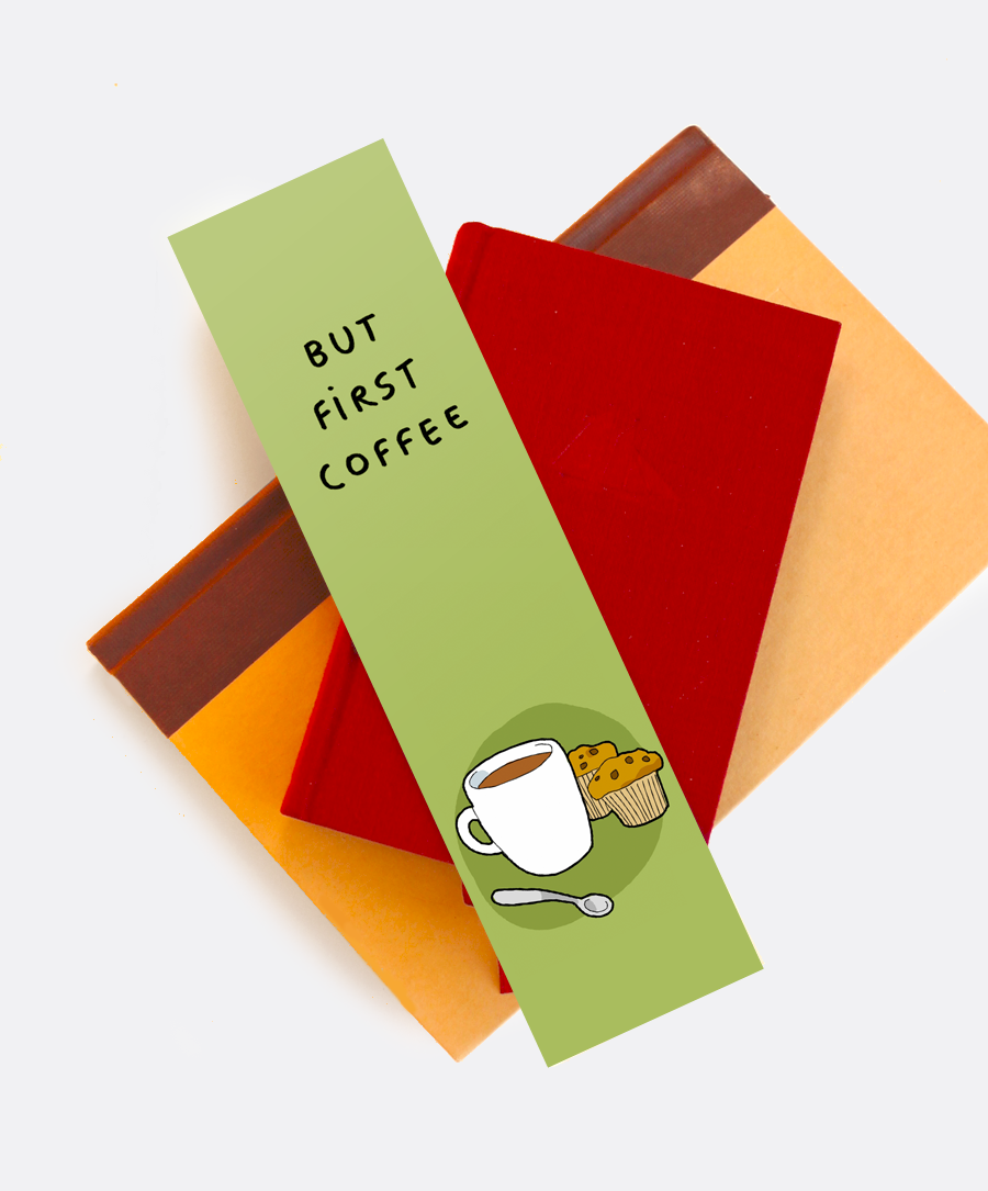 But First Coffee Bookmark