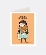 Cat Mother Greeting Card