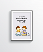 Friends For Life Print