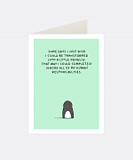 Little Penguin Greeting Card