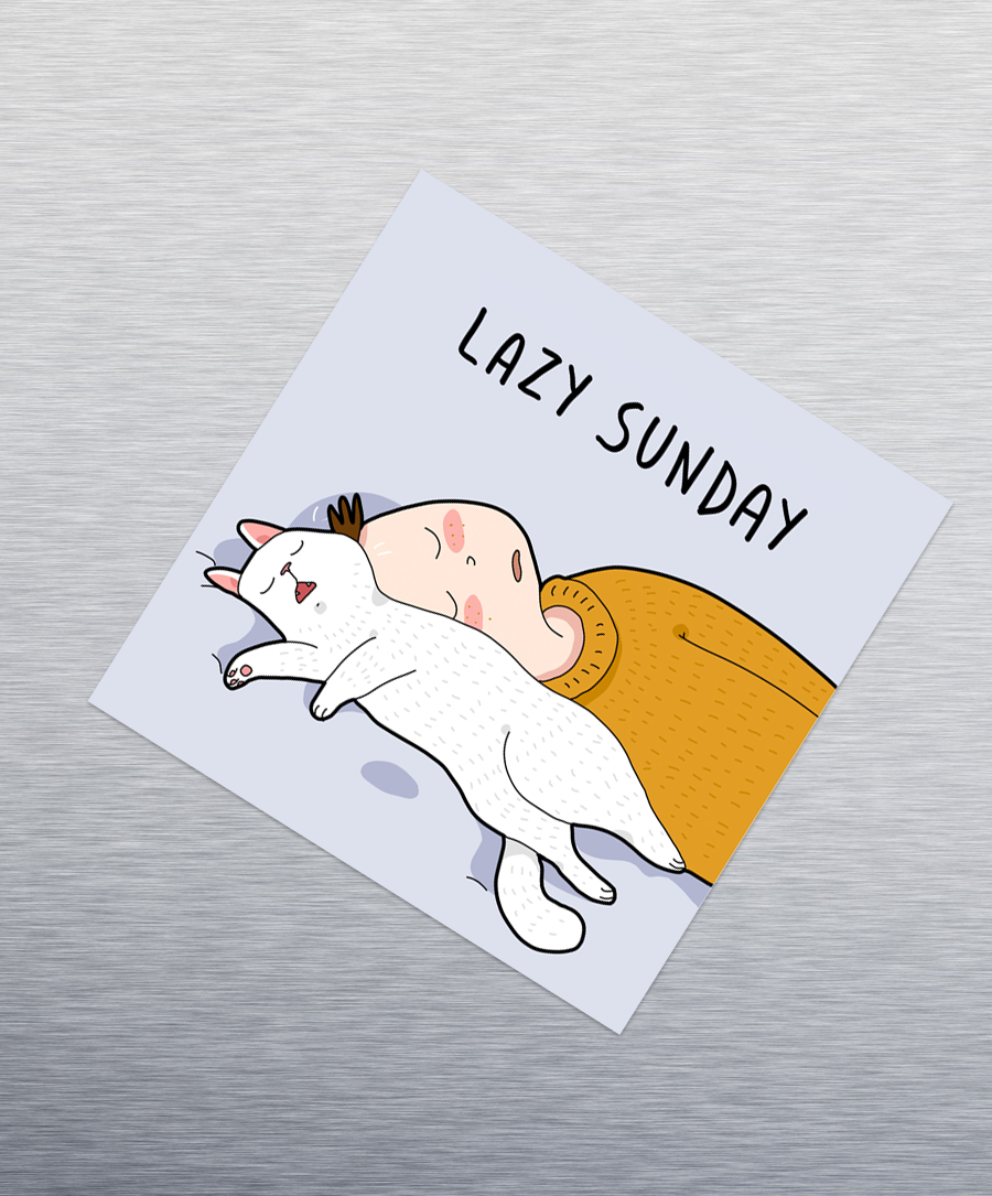 Lazy Sunday Sticker
