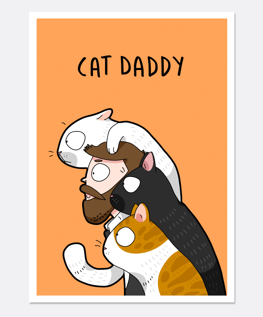 Cat Daddy Print