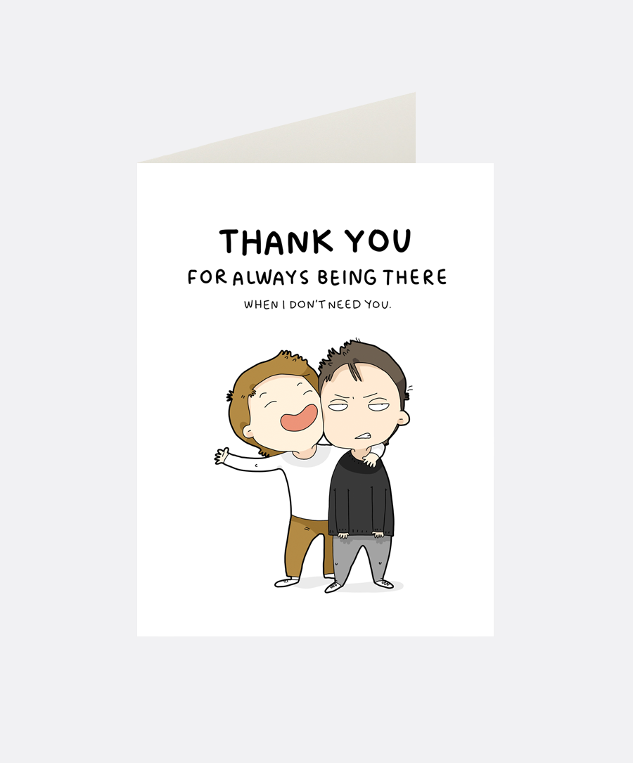 Thank you Greeting Card | Lingvistov - Online Store