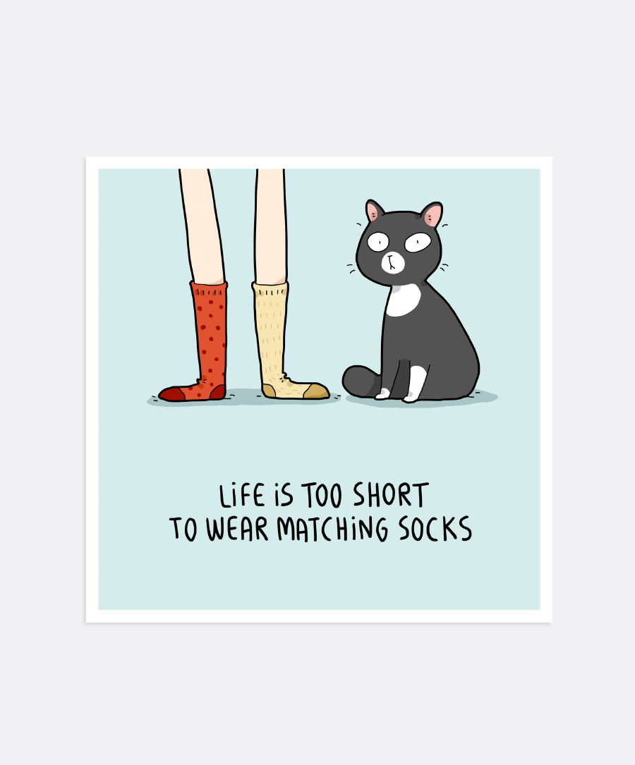 Matching Socks Mini-Print