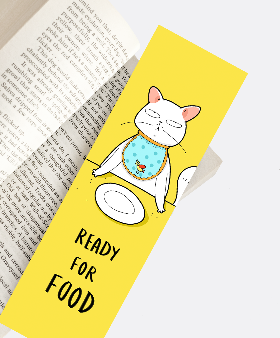 Ready For Food Bookmark