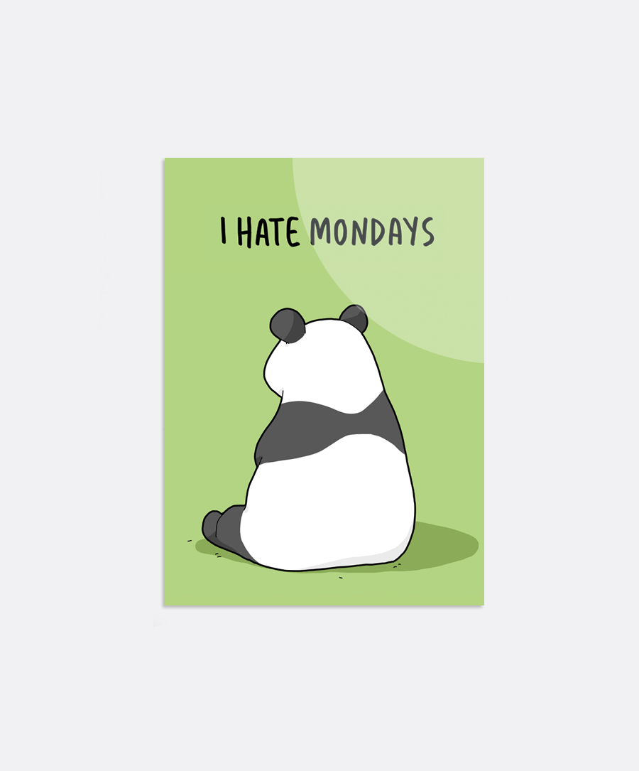 I Hate Mondays Sticker