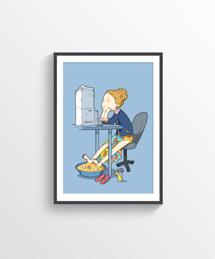 Office Vacations Print