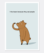 Bears Eat People Print