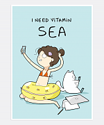 Vitamin Sea Print