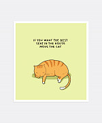 Move The Cat Mini-Print