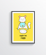 Ready For Food Print