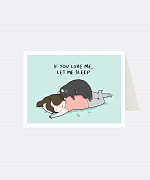 If You Love Me Greeting Card