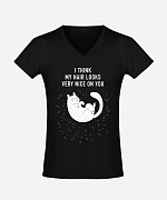 Cat Hair T-Shirt For Women