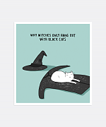 Black Cats Mini-Print
