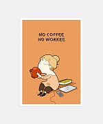 No Coffee Mini-Print