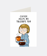 Coffee Greeting Card
